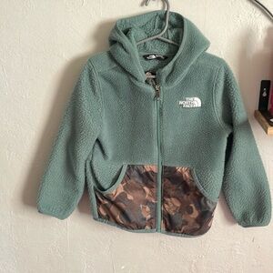 The North Face Green Hooded Sweater